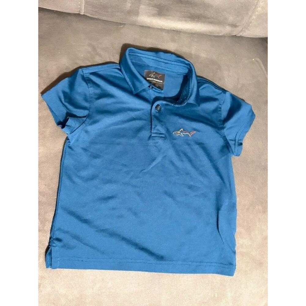 Greg Norman Tasso Elba Navy Polo Shirt Toddler XS 2T/3T